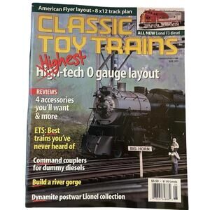 Classic Toy Trains May 2003 Reviews Build River Gorge Accessories Highest Tech